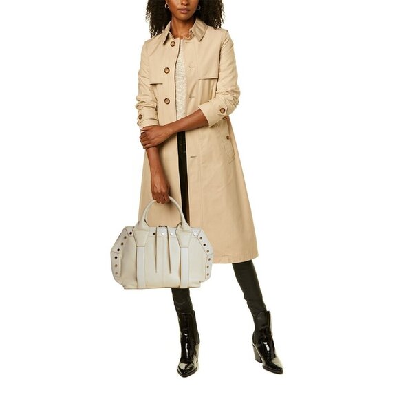 Kelsi Dagger Genuine Leather Studded Crossbody Handbag - Picture 1 of 13